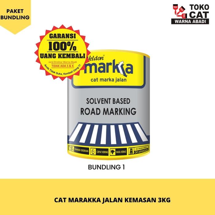 Gambar MARKKA - CAT MARKA JALAN 3KG - BUNDLING - CAT SAJA dari Warna Abadi Bogor undefined Tokopedia