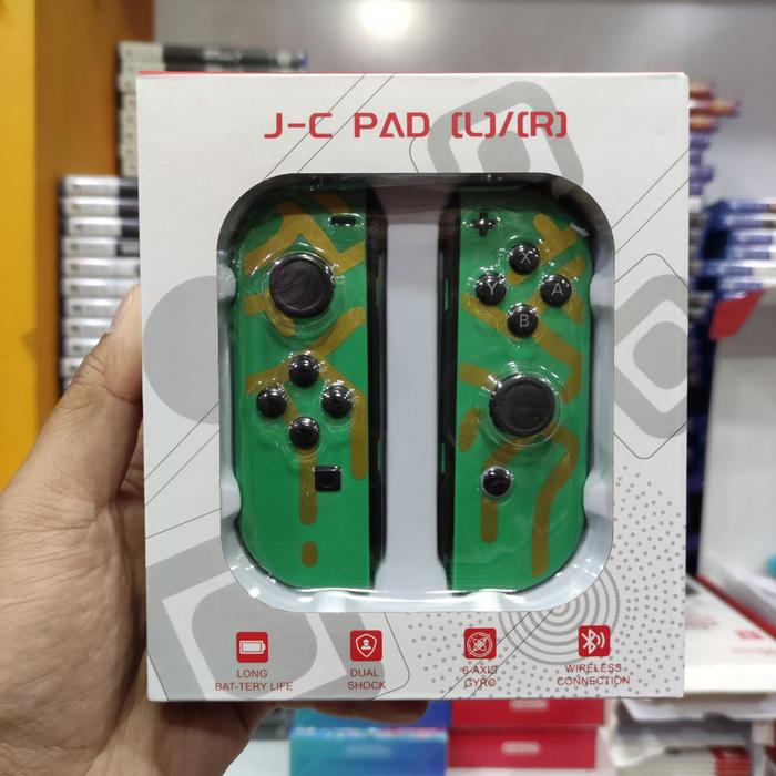 Gambar Joycon Joy Con Nintendo Switch Third Party - ZeldaTOTK Hijau dari Butikgames undefined Tokopedia