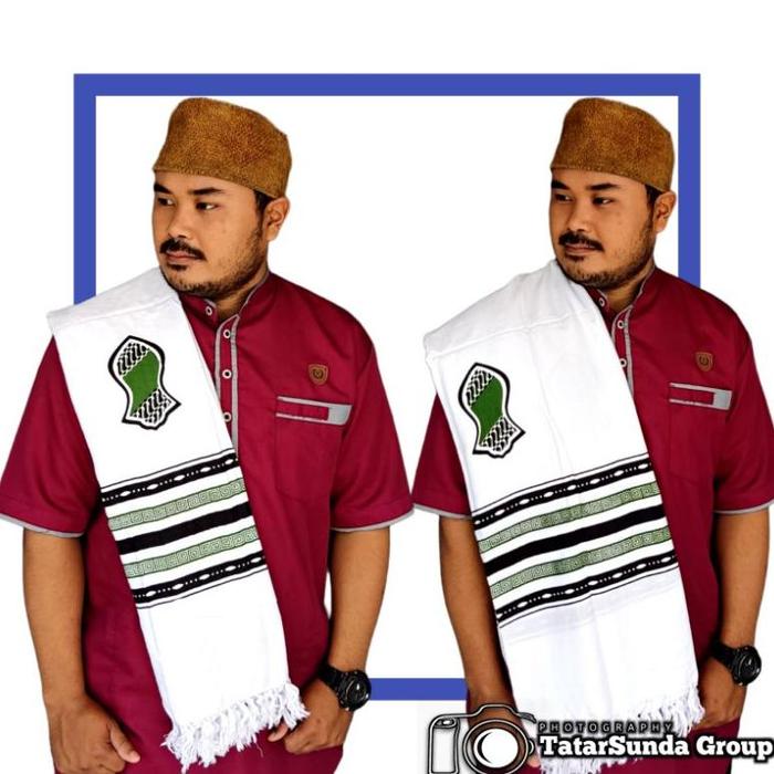 Gambar Sorban Kashmiri / Sorban Trompah / Sorban Habib / Serban Batik / - Trompah putih dari Khazanah Grup undefined Tokopedia