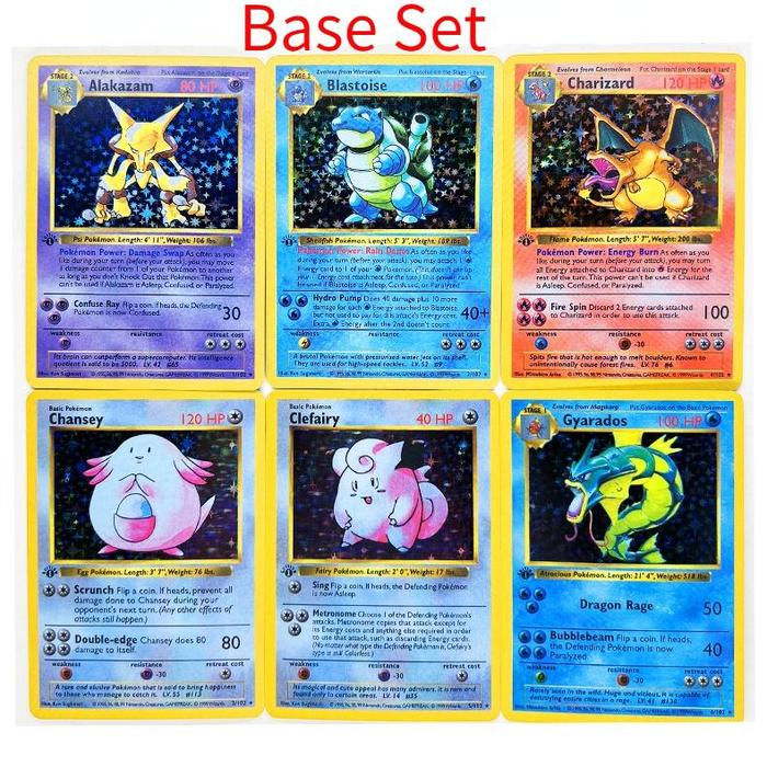 Jual Pokemon Base Set Team Rocket Jungle Fossil Charizard Pikachu To ...