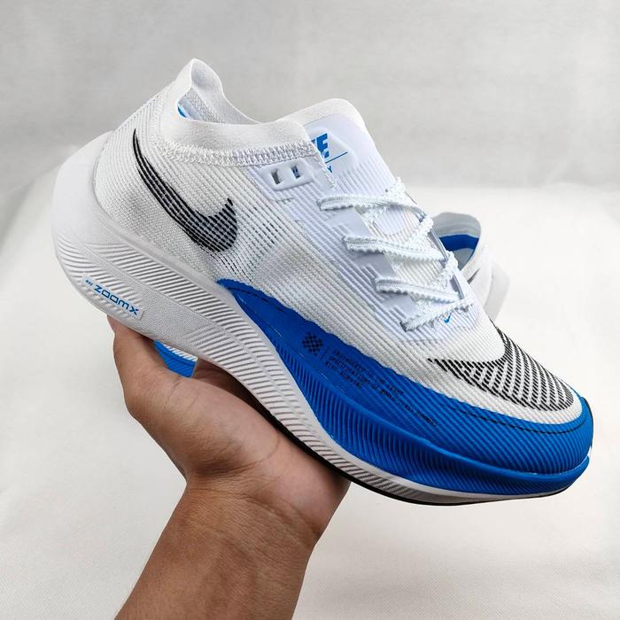 For men Nike zoomx vaporfly next% white black blue 39 di Pennsshoess  Tokopedia