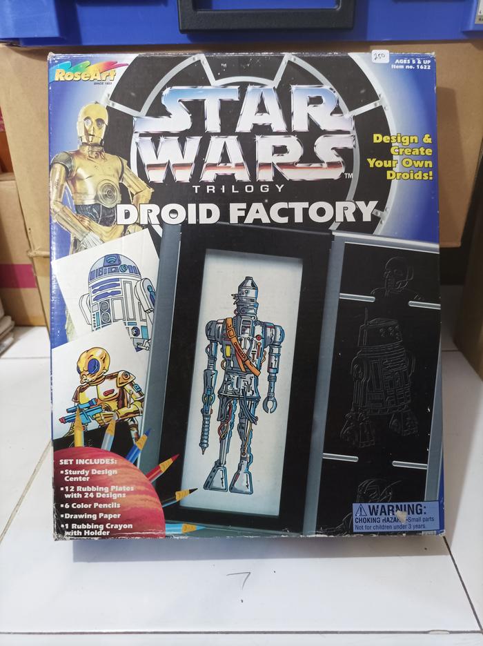 Roseart 1996 Lucas Film Desi Star Wars Trilogy Droid Factory Art Set