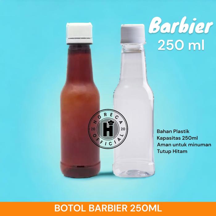 Gambar PACKAGING BOTTLES FOR BEVERAGES/BOTOL KEMASAN UNTUK MINUMAN - BARBIER 250ML dari Horeca Bandung undefined Tokopedia