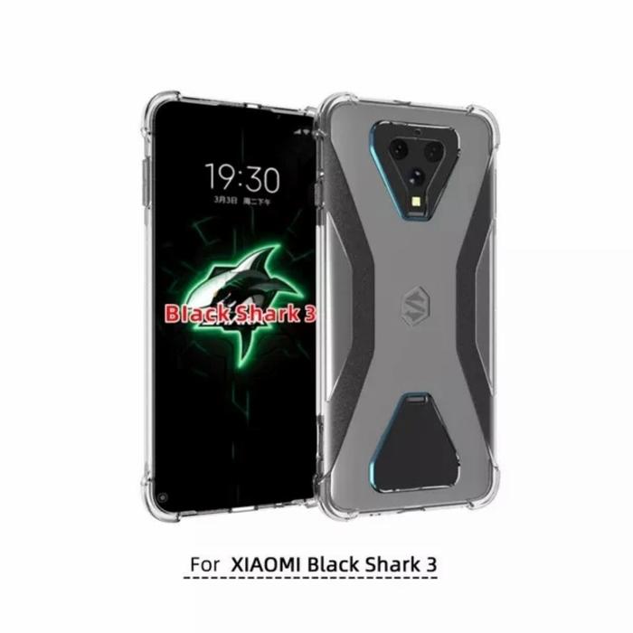 Jual Softcase Black Shark Shock-Proof Clear Premium Silikon Case