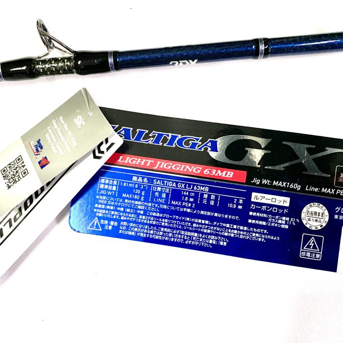 Gambar Joran Daiwa Saltiga GX LJ 63MB || LJ 61HB NEW MODEL 2023 - LJ 63MB dari Chan Fishing undefined Tokopedia