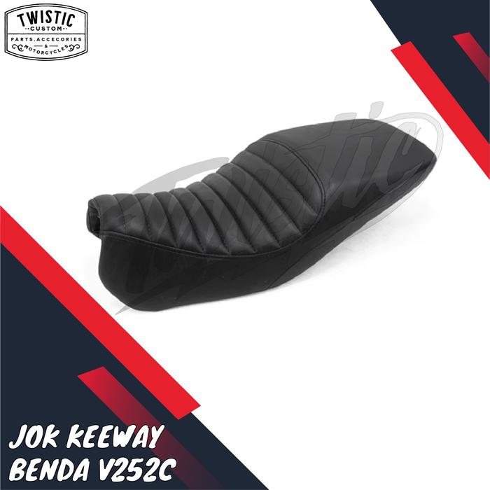 Gambar Jok Two Up Seat Motor Keeway Benda V252C V 252 C Wajik Garis Custom - Garis HD dari TWISTIC CUSTOM undefined Tokopedia