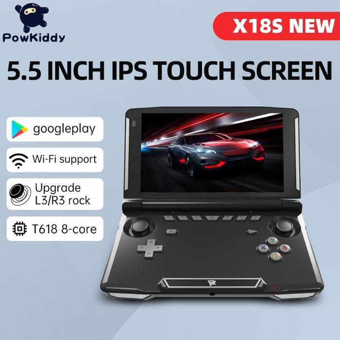 Gambar FT002 POWKIDDY Black X18S Video Game Players Android 11 System Handhe dari Part Electro Store undefined Tokopedia