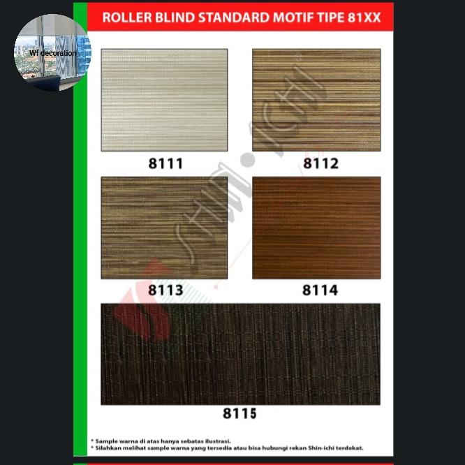 Gambar Roller blind chain system,standar - Blackout Roman dari WF Decoration undefined 4 Tokopedia