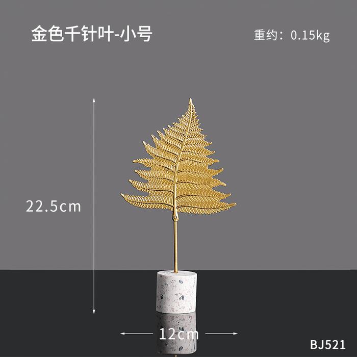 Gambar Pajangan DAUN Astetik gold metal stone gingko monstera - F Small dari petite maison indonesia undefined Tokopedia