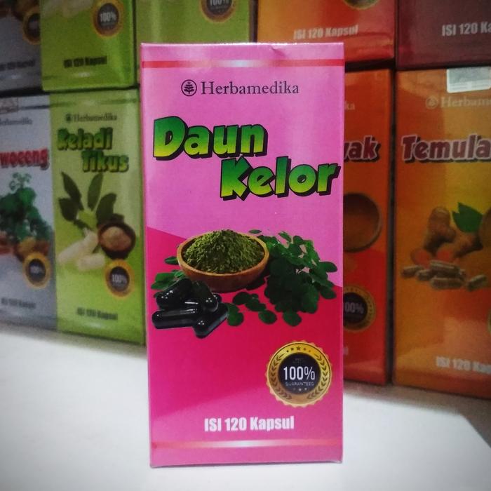 Gambar Kapsul Daun Kelor Herbamedika isi 120 kapsul dari Lapak Herbal Original undefined Tokopedia