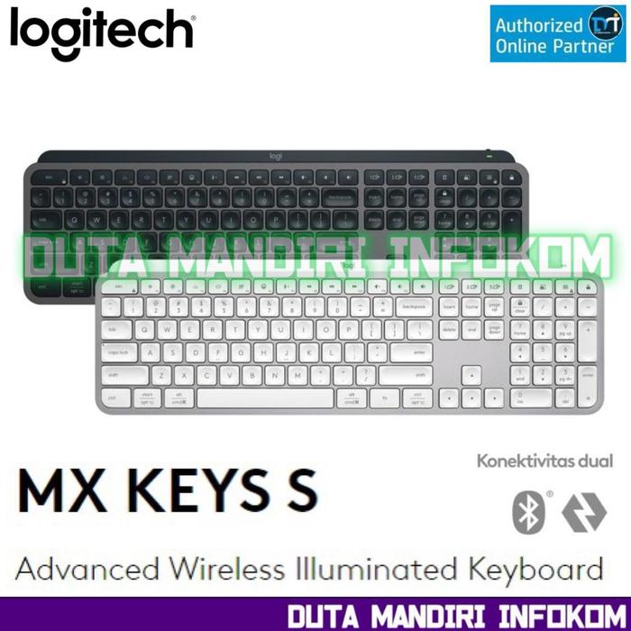 Promo Logitech MX Keys S Advanced Wireless Bluetooth Illuminated