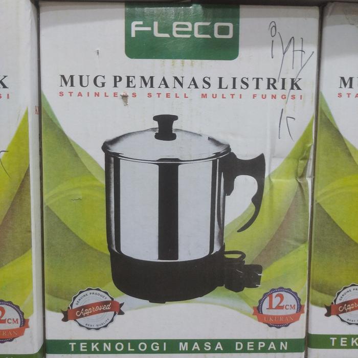 Gambar Teko listrik &  Mug pemanas air Bahan Stainless - 12cm dari H..J..S undefined Tokopedia