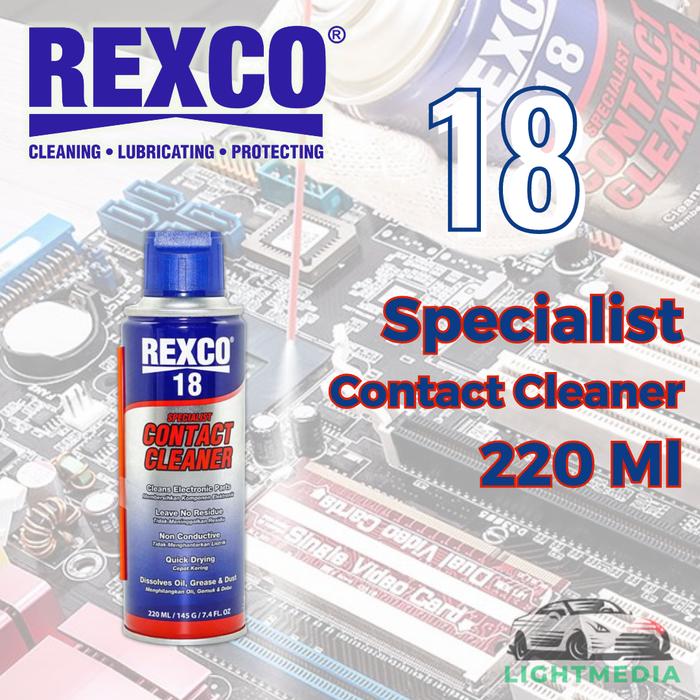 Gambar rexco 18 contact cleaner 220ml pembersih Elektrik Contact Cleaner dari NF Moto undefined Tokopedia