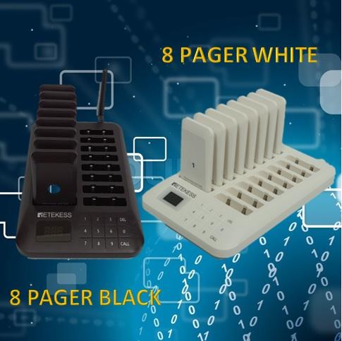 Gambar Wireless Calling System Mesin Antrian Cafe Restoran Termurah Terlaris - 8 PAGER, Hitam dari EtalaseBelanja Store undefined Tokopedia