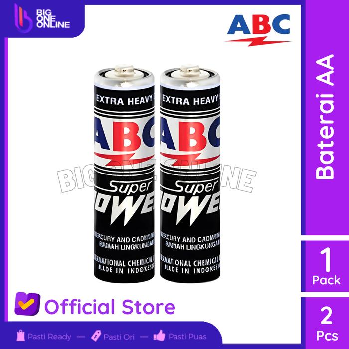 Gambar ABC Baterai Super Power AA/AAA, Battery 1,5 Volt, Batu Batre A2 & A3 - Super Power AA dari Big One Online undefined Tokopedia