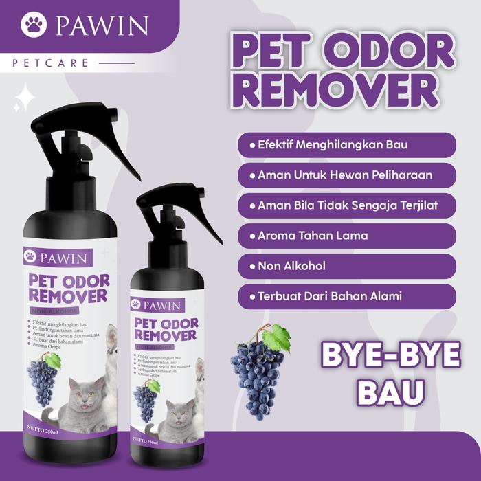 Gambar Spray Penghilang Bau Kencing Kucing Anjing Pet Odor Aroma Grape - 100ml dari Pawin Official undefined Tokopedia