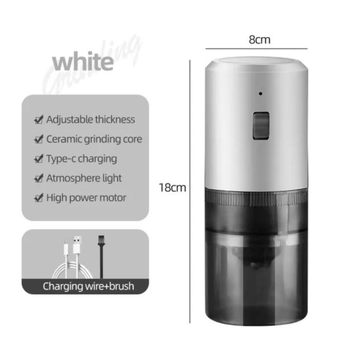 Gambar ECG03 Vocory Penggiling Biji Kopi Elektrik Coffee Bean Grinder Port - Putih dari sinarsafari undefined Tokopedia