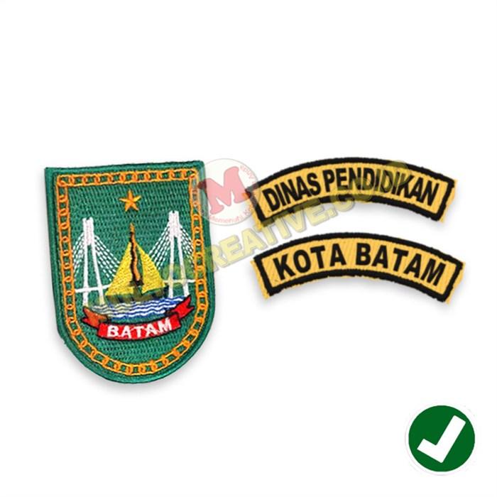 Gambar Bed Bordir Logo Dinas Kota Batam - Bordir Pemkot Batam - Dinas Pendidika dari Mulyocreative co id undefined Tokopedia