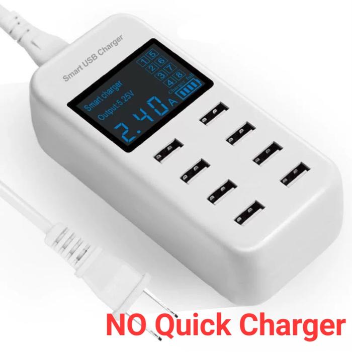 Image 7 of 8-Port Smart USB Charger with LED Display