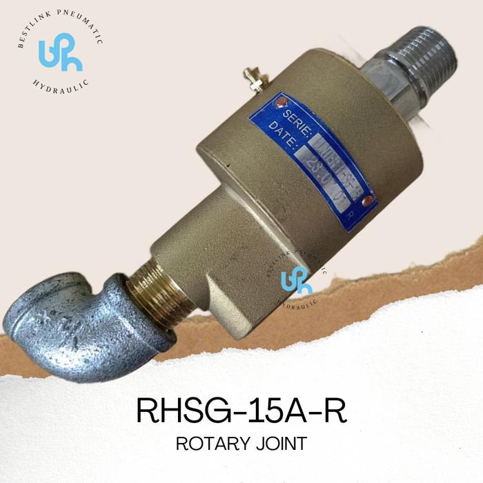 Gambar ROTARY JOINT RHSG-15A-R / RHSG-15A-L DUAL FLOW FIXED KUNINGAN ELBOW - RHSG-15A KANAN dari BestlinkPneumaticHydraulic undefined Tokopedia