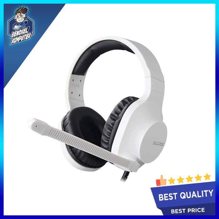 Gambar HEADSET GAMING SADES SPIRITS SA721 WHITE/BLACK/PURPLE - WHITE dari bengkelkomputerptk undefined Tokopedia
