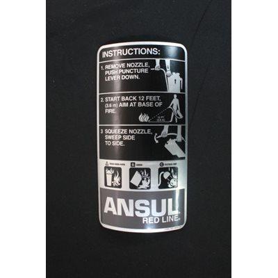 Jual Nameplate, Operating Dry Powder Ansul CRIK K20 Dan K30 - Jakarta ...