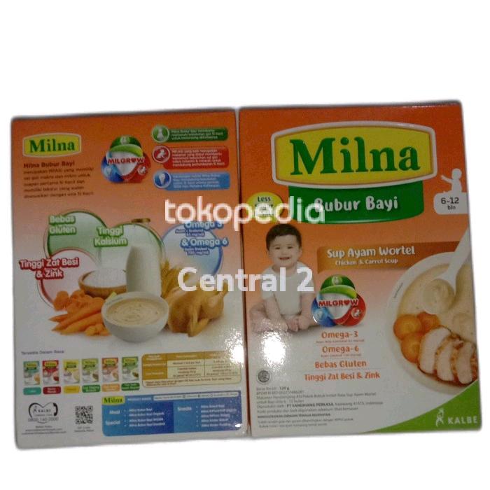 Gambar Milna Bubur Bayi 6-12 120gr - Sup Ayam Wortel dari Central 2 undefined Tokopedia