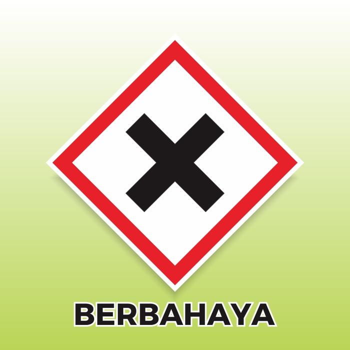 Gambar Stiker Label Simbol B3 Stiker Bahan Berbahaya dan Beracun 5x5 cm/4 pcs - Berbahaya dari Bungur-Shop undefined Tokopedia
