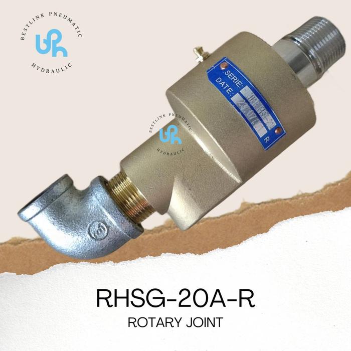 Gambar ROTARY JOINT RHSG-20A-R / RHSG-20A-L DUAL FLOW FIXED KUNINGAN ELBOW - RHSG-20A KANAN dari BestlinkPneumaticHydraulic undefined Tokopedia
