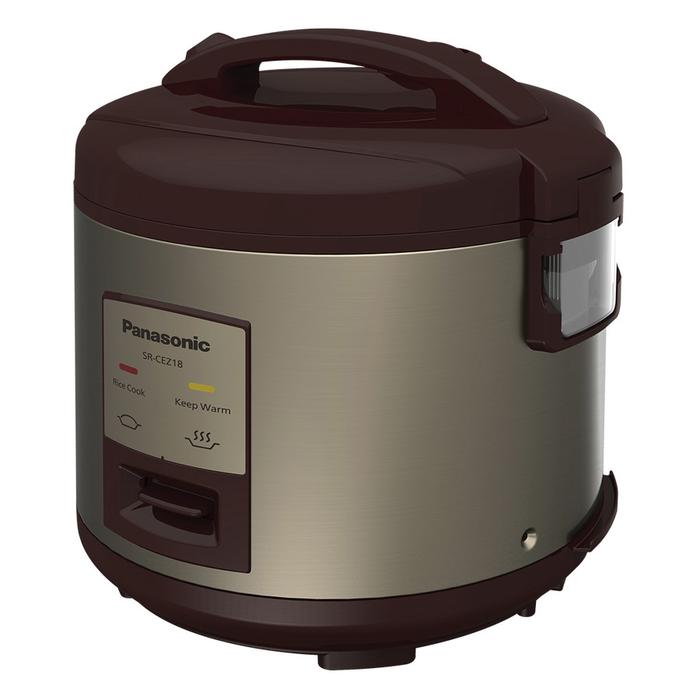 Gambar RICE COOKER PANASONIC SR-CEZ18 SSR 3in1 1,8L - 18 DBR/BROWN dari TOKO JAWA ELECTRIK undefined Tokopedia