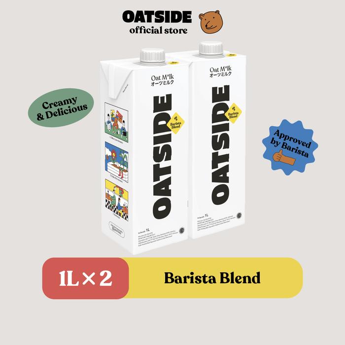 Gambar OATSIDE Oat Milk Barista Blend 1L (2pcs) | Susu Oat dari OATSIDE ID undefined Tokopedia
