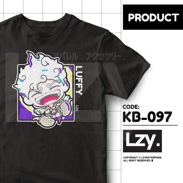 Gambar [PRE-ORDER] KAOS ONE PIECE LUFFY GEAR 5 (KB-097/KK-097) Design by LZY - LUFFY, S dari LZY ENTERPRISE ID undefined Tokopedia