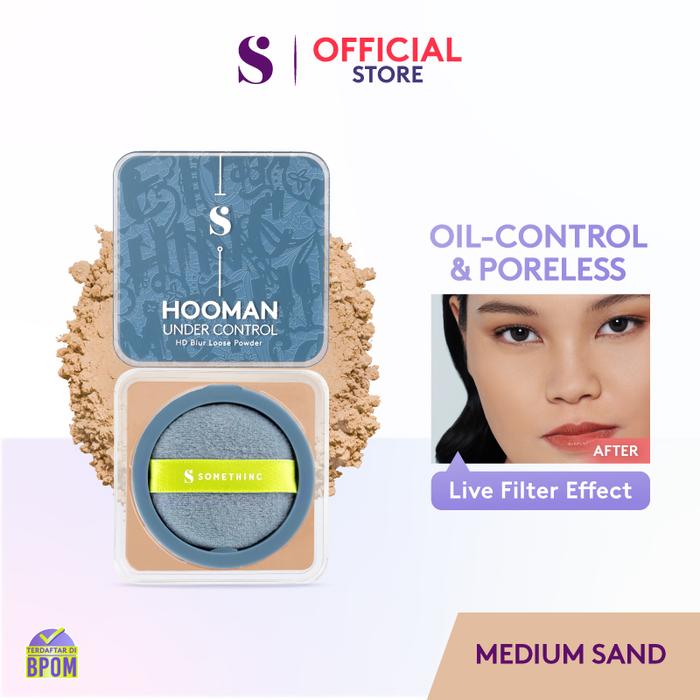 Gambar SOMETHINC HOOMAN UNDER CONTROL HD Blur Loose Powder - 07 Medium Sand dari Somethinc undefined Tokopedia