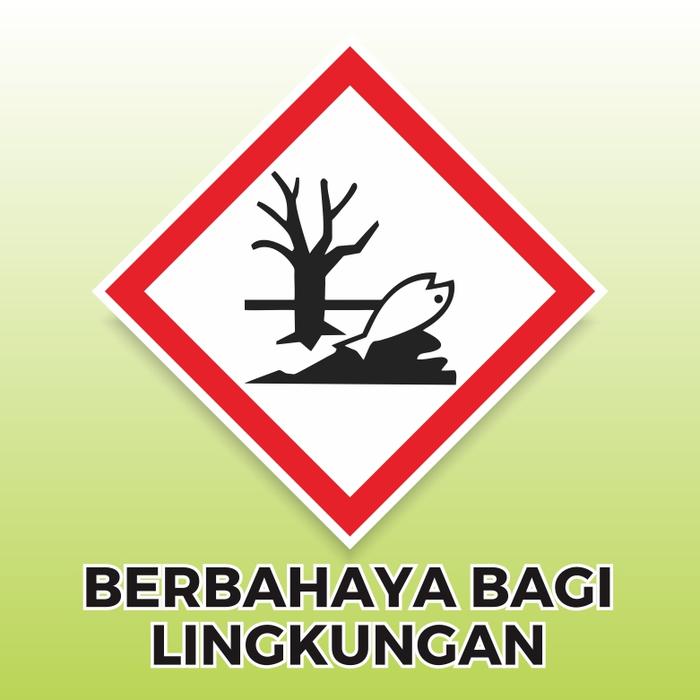 Gambar Label Sticker Simbol B3 Bahan Berbahaya dan Beracun 5 x 5 cm (4 pcs) - BahyaLingkungan dari Mardian76Shop undefined Tokopedia