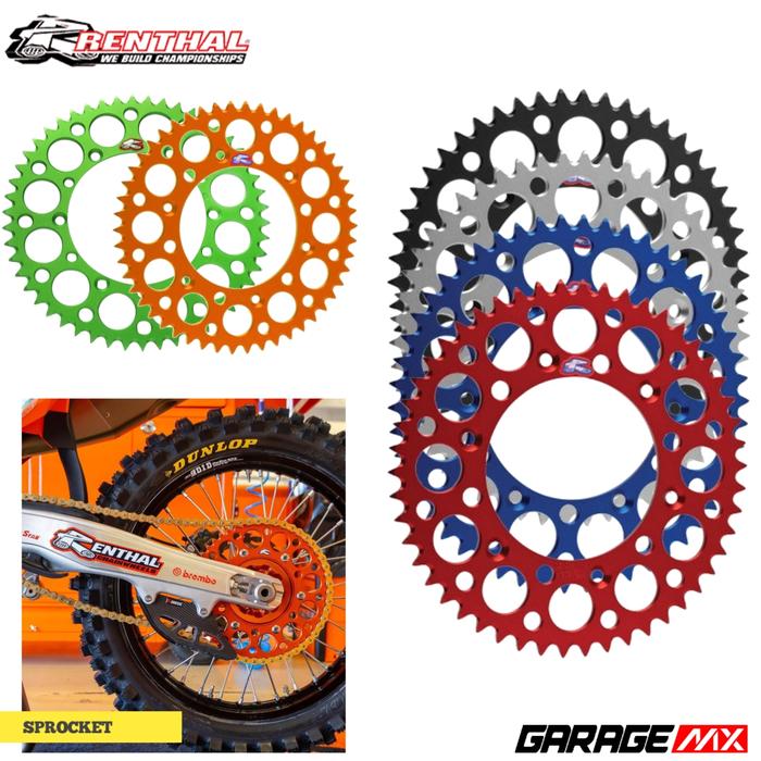 RENTHAL SPROCKET F 520 14T | 287--520-14P Renthal Front Cw 289-520 Std