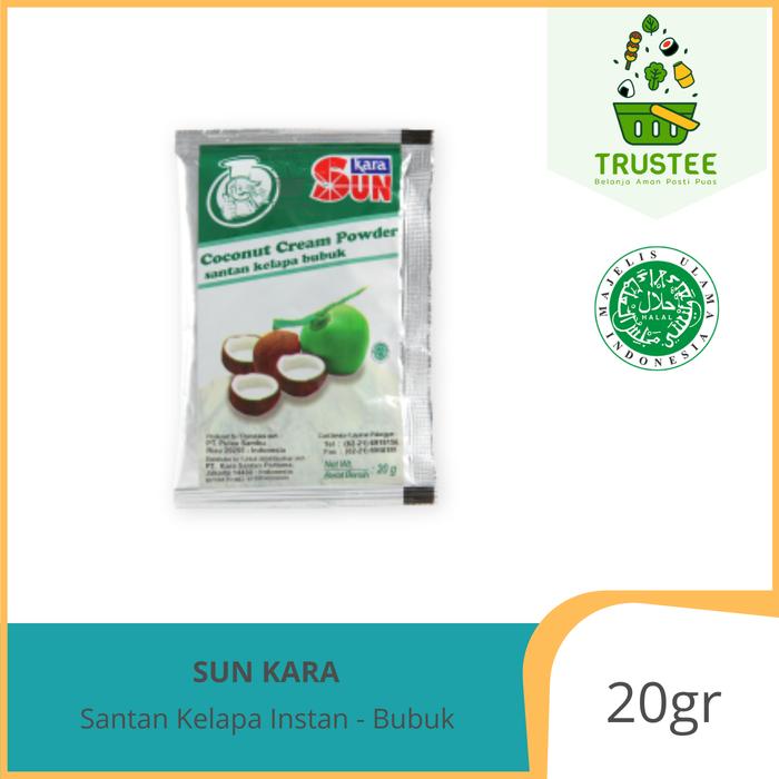 Gambar SUN KARA Santan Kelapa Instan Coconut Milk Cream - Bubuk 20gr dari TrusteeMart.id undefined Tokopedia