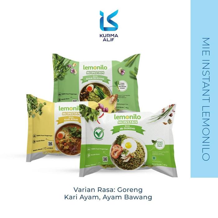 Gambar Lemonillo Mie Instant Sehat Tanpa Pengawet | Mie Lemonilo Sehat - Goreng dari HONEYNEO undefined Tokopedia