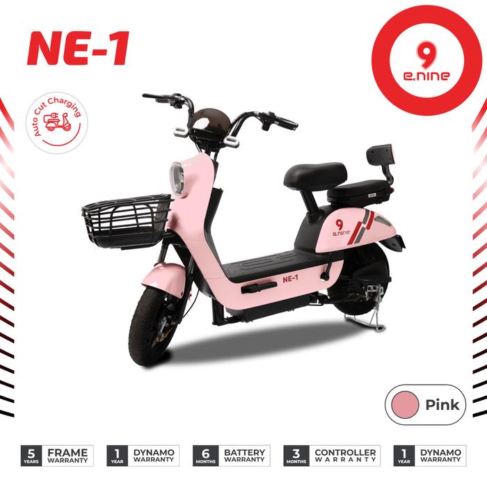 Gambar sepeda listrik enine ne 1 - Pink dari Enine Indonesia undefined Tokopedia