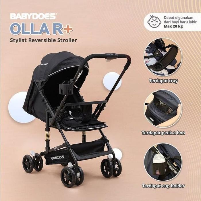 Jual Makassar - Stroller Bayi Babydoes OLLA R / New Hola R 319 SN ...