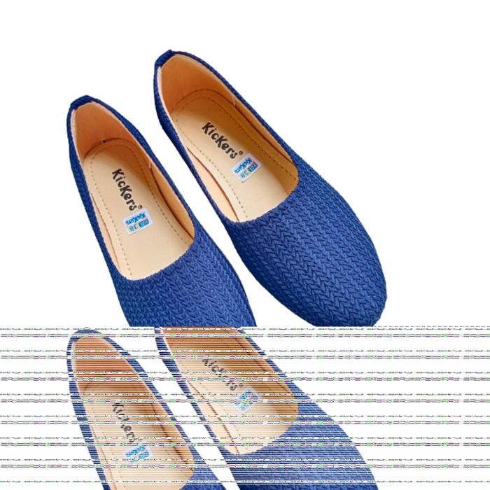 Jual Flatshoes Kickers Rajut Wanita Salem, 39 Kota Mojokerto