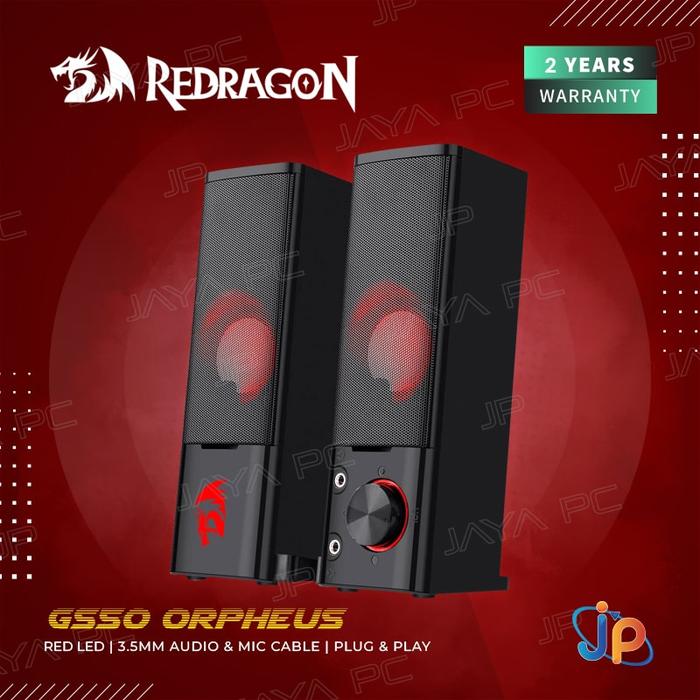 Gambar Redragon Orpheus GS550 - Gaming Soundbar with Dual Speaker dari Jaya PC undefined Tokopedia