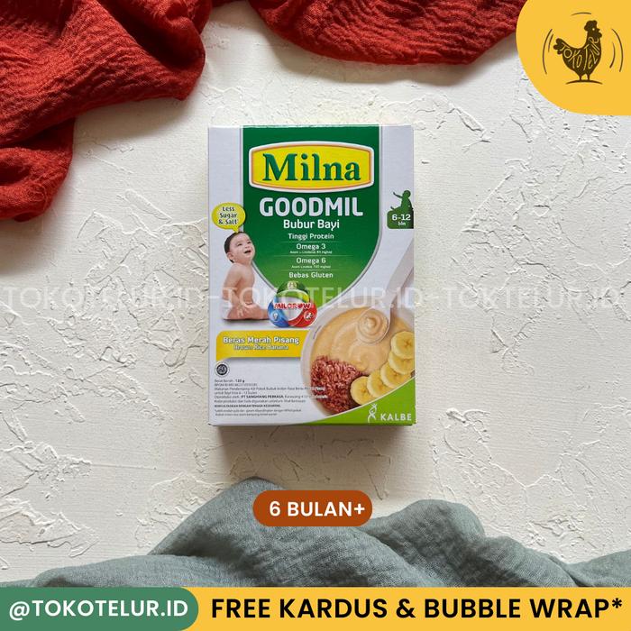 Gambar MILNA - GOODMIL Bubur Bayi MPASI | Bubur Bayi Pilihan 6+ 8+ Sehat - GMill MPisang dari TokTel ID undefined Tokopedia