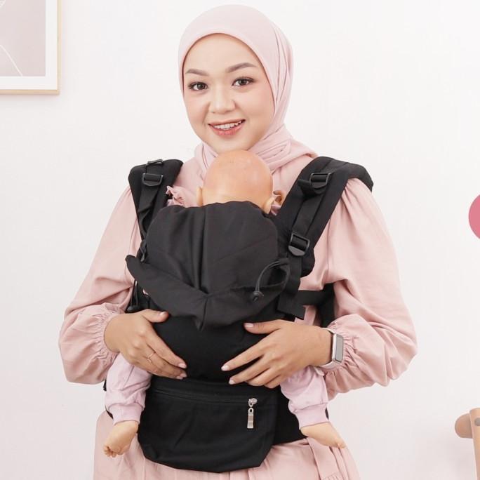 Gambar TERBARU [[ PO GENDONGAN MAXIMA NANA BABYCARRIER ]] TERLARIS - Hitam Polos dari raystore45 undefined Tokopedia