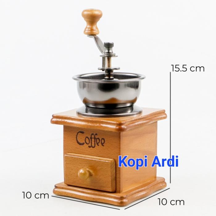 Gambar Grinder manual putar tuas dari Kopi Ardi2 undefined Tokopedia