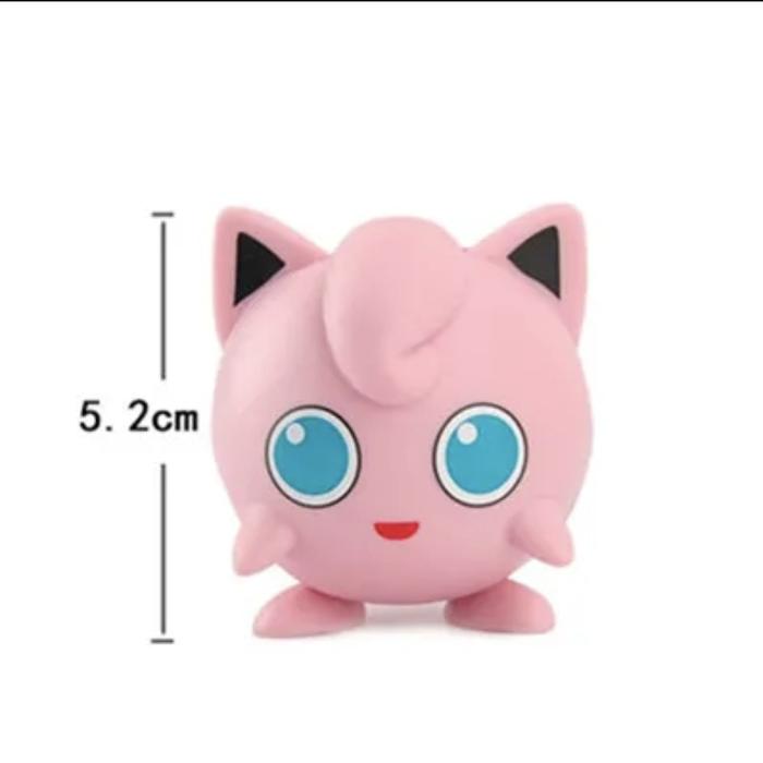 Gambar SUPERMALL Action Figure - Figure Set Pokemon Pikachu Chamender Mainan - Jigglypuff dari Supermall Nusantara undefined Tokopedia