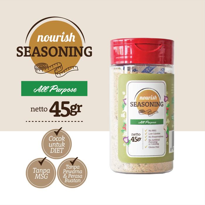Gambar Nourish Seasoning, Bumbu Marinasi Kering / Diet Defisit Kalori - All Purpose 45g dari Nourish Indonesia Jakarta Utara undefined Tokopedia