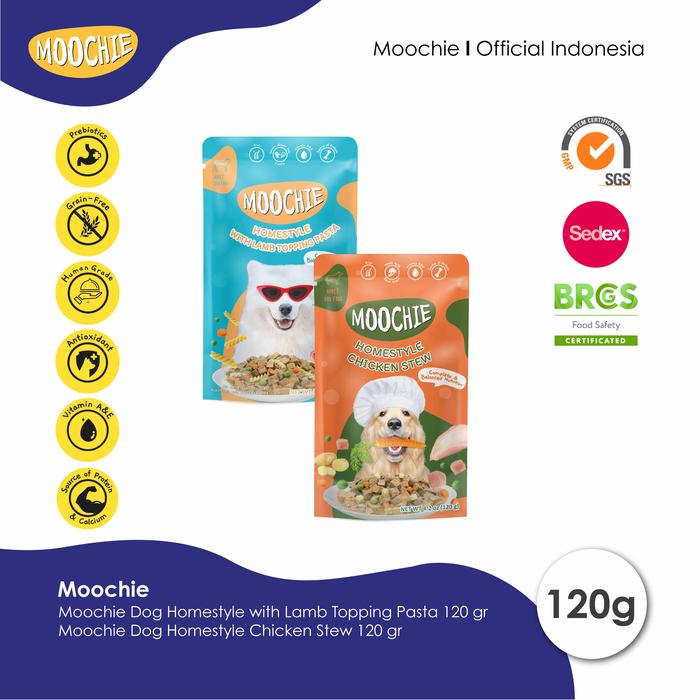 Gambar Moochie Dog Homestyle 120gr - Chicken Stew dari Moochie Official Store undefined Tokopedia