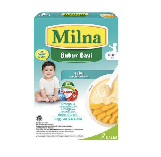 Gambar Milna Bubur Reguler 120gr - 6+ MADU LABU dari Cari Pampers undefined Tokopedia