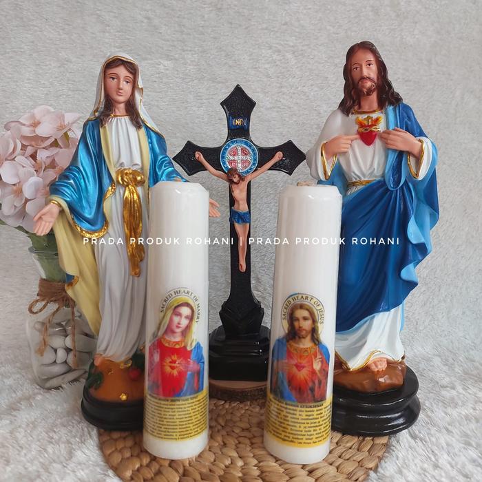 Gambar Set Doa Katolik / Patung Bunda Maria / Patung Yesus Hati / Salib duduk - Tangan Terbuka dari prada.produk.rohani undefined Tokopedia