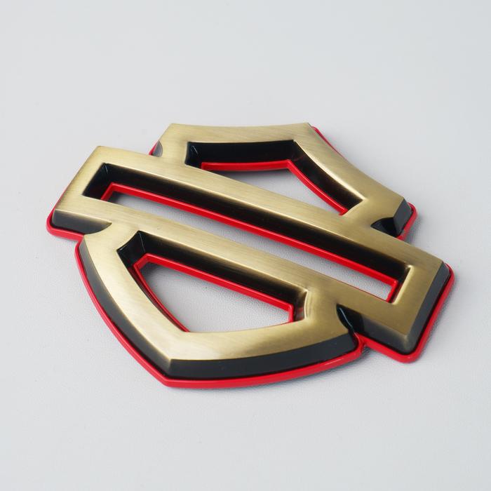 Gambar Emblem Tangki Aksesoris Logo Harley Davidson Metal - Gold dari Antik Bike 2 undefined Tokopedia